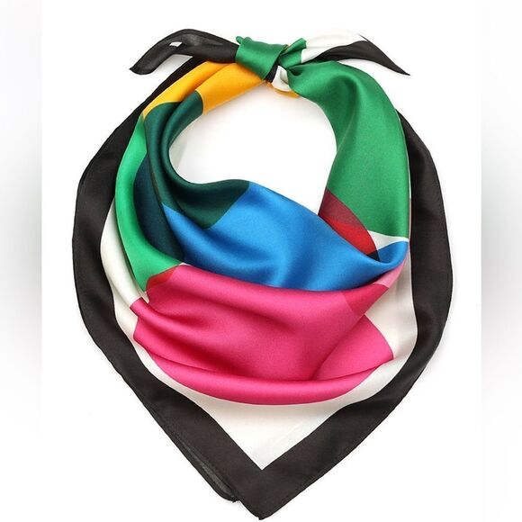 NWT Kate Spade printed silk scarf 20.5 x 20.5 - Picture 1 of 9